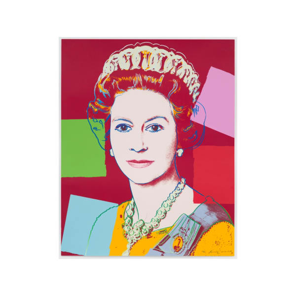 Andy Warhol, Reigning Queens (1985) Queen Elizabeth II of the United Kingdom (Edition 12/40)