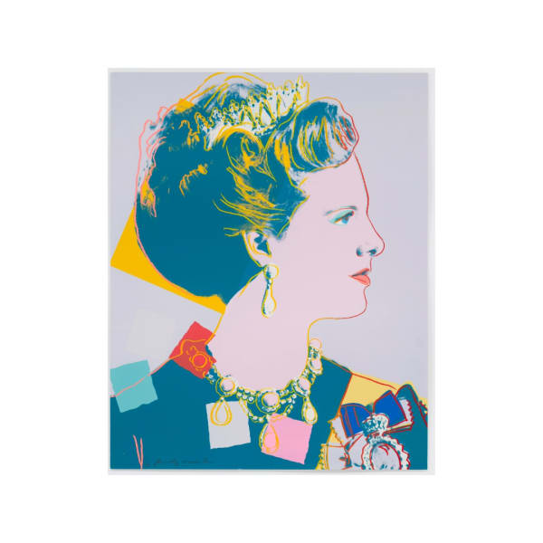 Andy Warhol, Reigning Queens (1985) Queen Margrethe II of Denmark (Edition 12/40)