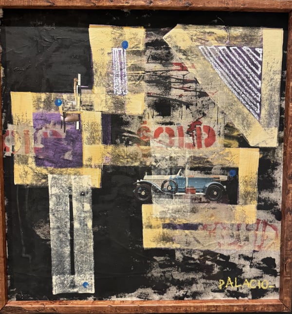 J. Johari Palacio | Rolls Royce | Mixed Media on Canvas, 2024