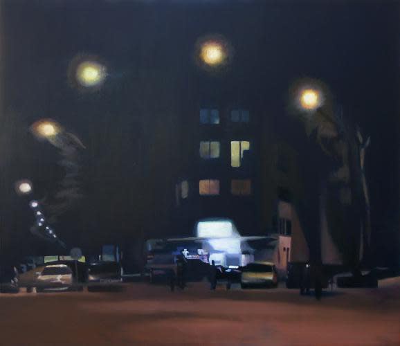 Am 2013 Roentgenplatz 70X80 Ol M