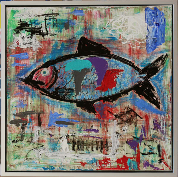 islam-kant, a girl and a fish, 2017