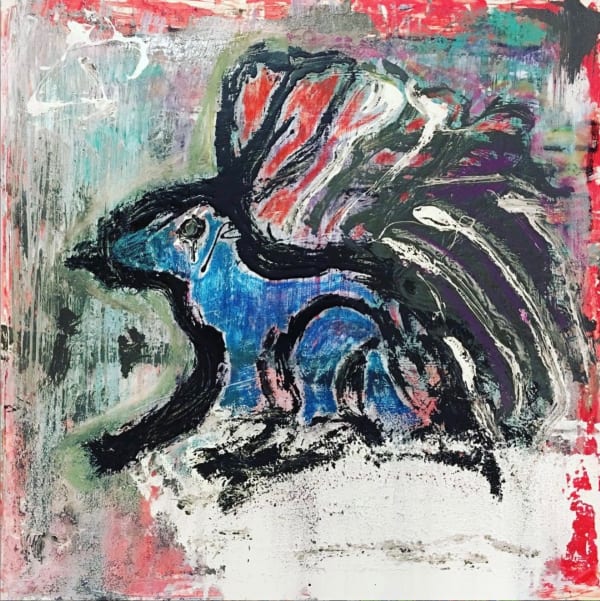 islam-kant, a gril and a hare , 2017