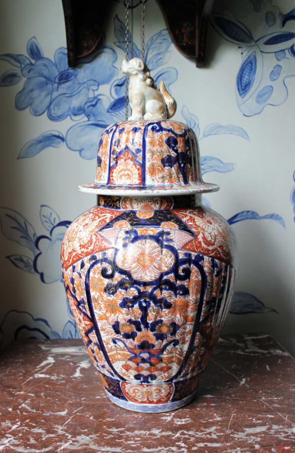 Large 19th century Imari vase