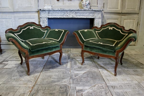 Pair of Italian armchairs