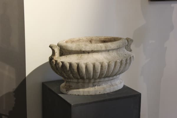 18th century carved marble cistern