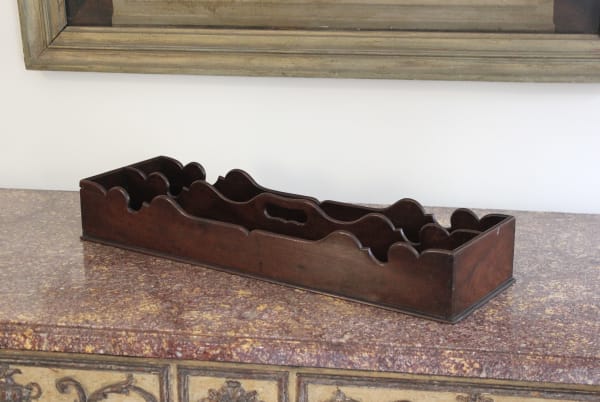 18th century mahogany carrier