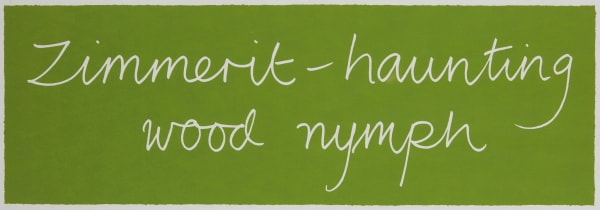 Ian Hamilton Finlay - pastor of oaks shepherd of stones, 1992