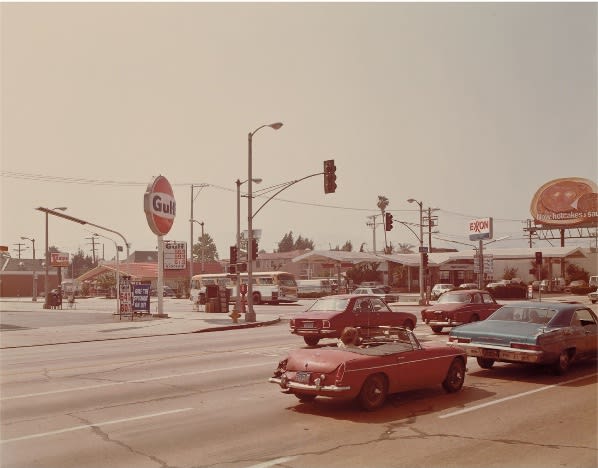 Stephen Shore - Beverly Blvd & La Brea Ave, Los Angeles , 1975