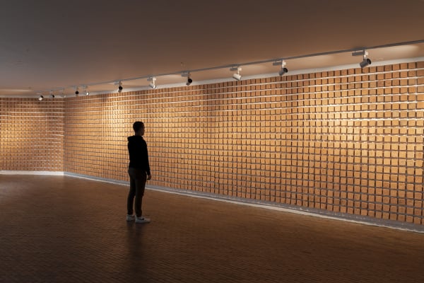 Installation view, Teresa Margolles: Estorbo, MAMBO Museo de Arte Moderno de Bogotá, Bogotá, Colombia, 2019