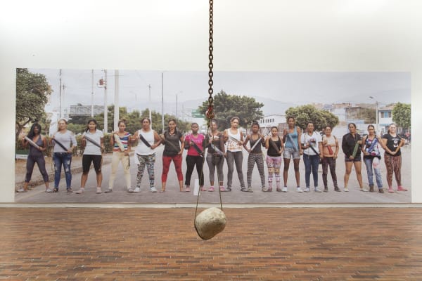 Installation view, Teresa Margolles: Estorbo, MAMBO Museo de Arte Moderno de Bogotá, Bogotá, Colombia, 2019