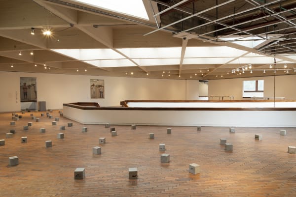 Installation view, Teresa Margolles: Estorbo, MAMBO Museo de Arte Moderno de Bogotá, Bogotá, Colombia, 2019