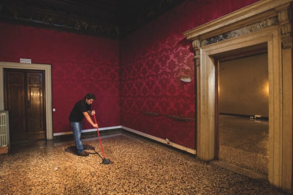 Installation view, Teresa Margolles: What else could we talk about?, Mexican Pavilion, Venice, Italy, 2009