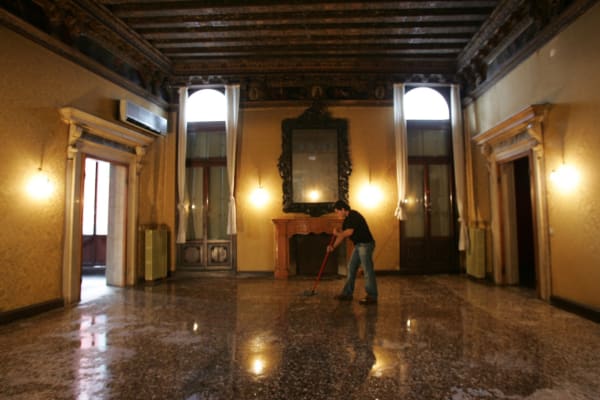 Installation view, Teresa Margolles: What else could we talk about?, Mexican Pavilion, Venice, Italy, 2009