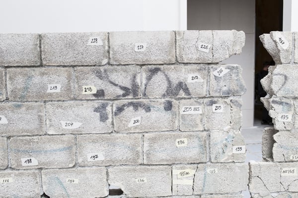 Installation view, Teresa Margolles: May You Live in Interesting Times, Venice Biennale, Venice, Italy, 2019