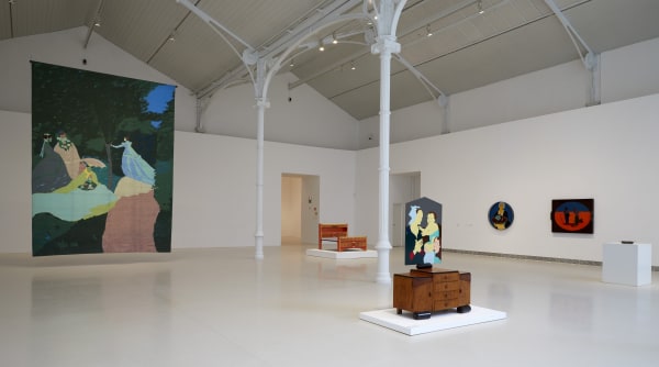 Installation view, Beatriz González, Museo Nacional Centro de Arte Reina Sofia, Madrid, Spain, 2018