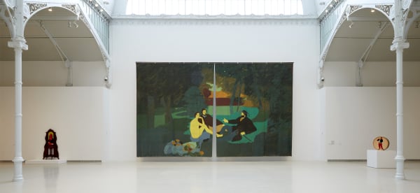 Installation view, Beatriz González, Museo Nacional Centro de Arte Reina Sofia, Madrid, Spain, 2018