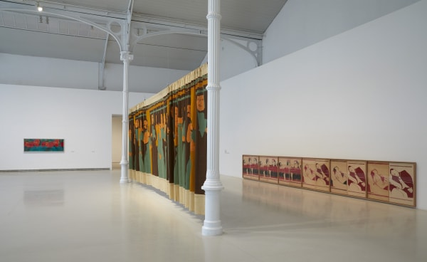 Installation view, Beatriz González, Museo Nacional Centro de Arte Reina Sofia, Madrid, Spain, 2018