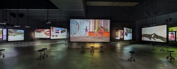 Installation view, Francis Alÿs: Children's Games, Museo Universitario Arte Contemporáneo, Mexico city, Mexico, 2023