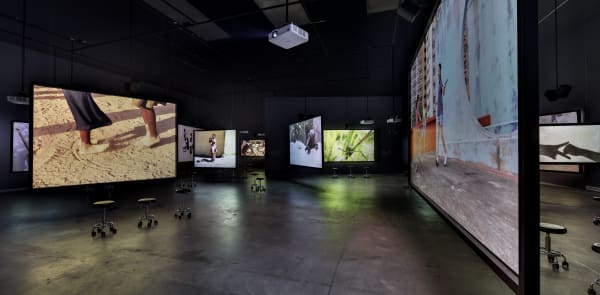 Installation view, Francis Alÿs: Children's Games, Museo Universitario Arte Contemporáneo, Mexico city, Mexico, 2023