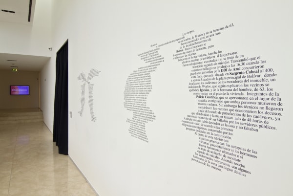 Installation view, Jorge Macchi: Perspectiva, Museo de Arte Latinoamericano MALBA, Buenos Aires, Argentina, 2016