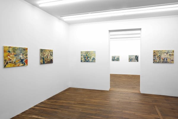 Installation view, Adrian Paci: Soft with Sorrow, Galerie Peter Kilchmann, Paris, France, 2023, Photo: Axel Fried
