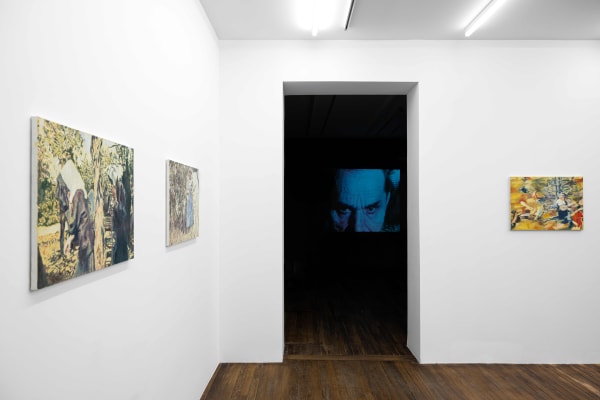Installation view, Adrian Paci: Soft with Sorrow, Galerie Peter Kilchmann, Paris, France, 2023, Photo: Axel Fried