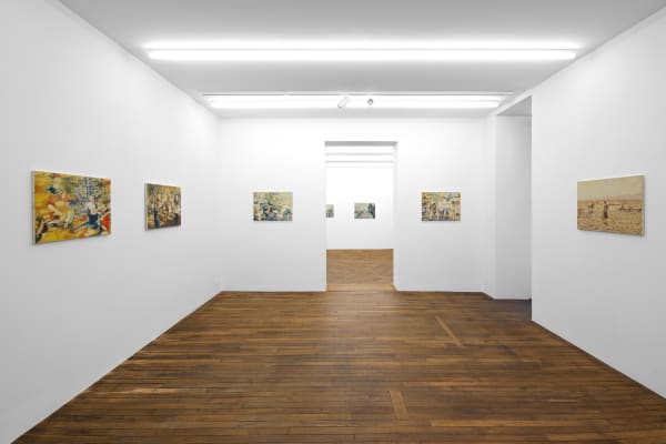 Installation view, Adrian Paci: Soft with Sorrow, Galerie Peter Kilchmann, Paris, France, 2023, Photo: Axel Fried