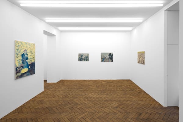 Installation view, Adrian Paci: Soft with Sorrow, Galerie Peter Kilchmann, Paris, France, 2023, Photo: Axel Fried