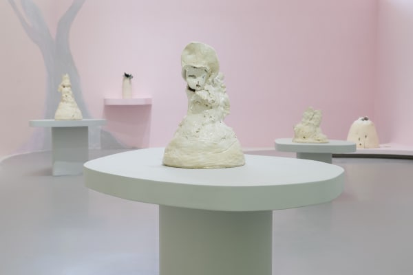 Installation view, Leiko Ikemura: Year of the Usagi, MAZ Museo de Arte Zapopan, Guadalajara, Mexico, 2023