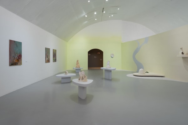 Installation view, Leiko Ikemura: Year of the Usagi, MAZ Museo de Arte Zapopan, Guadalajara, Mexico, 2023
