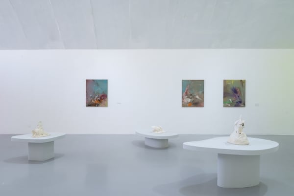 Installation view, Leiko Ikemura: Year of the Usagi, MAZ Museo de Arte Zapopan, Guadalajara, Mexico, 2023