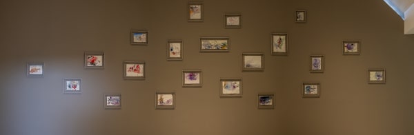 Installation view, Leiko Ikemura: Year of the Usagi, MAZ Museo de Arte Zapopan, Guadalajara, Mexico, 2023