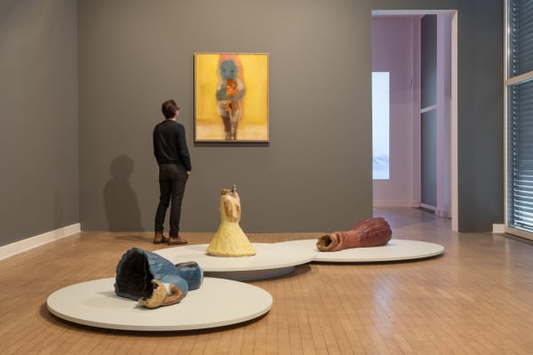 Installation view, Leiko Ikemura: Witty Witches, Georg Kolbe Museum, Berlin, Germany, 2023
