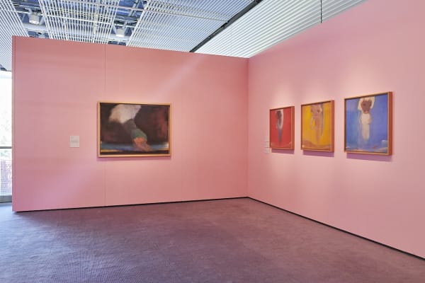 Installation view, Leiko Ikemura: Usagi in Wonderland, Sainsbury Art Center, Norwich, England, 2021