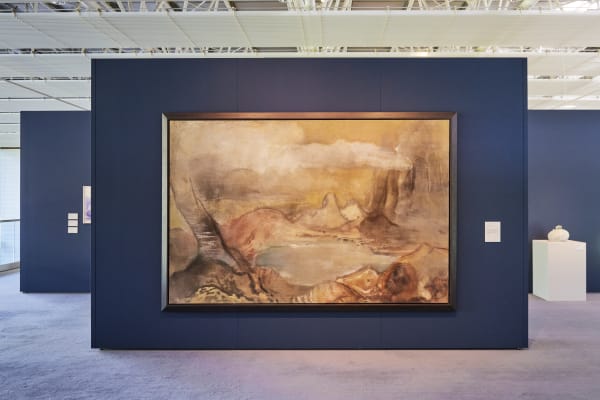 Installation view, Leiko Ikemura: Usagi in Wonderland, Sainsbury Art Center, Norwich, England, 2021