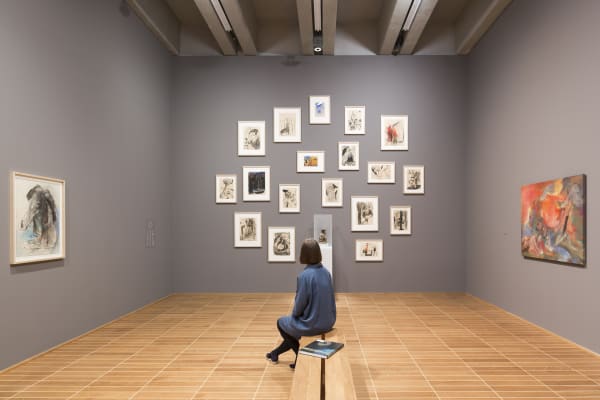 Installation view, Leiko Ikemura: Toward New Seas, Kunstmuseum Basel, Basel, Switzerland, 2019, Photo: Martin Bühler