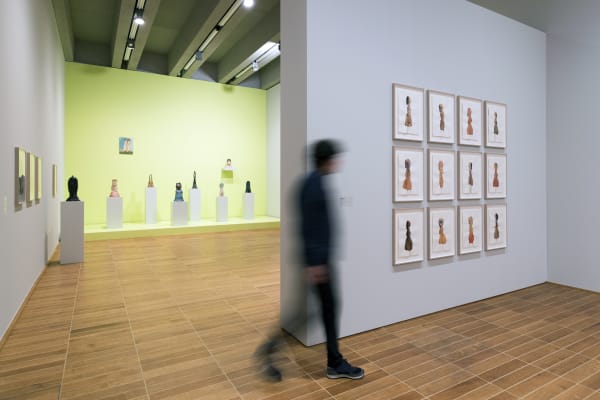 Installation view, Leiko Ikemura: Toward New Seas, Kunstmuseum Basel, Basel, Switzerland, 2019, Photo: Martin Bühler