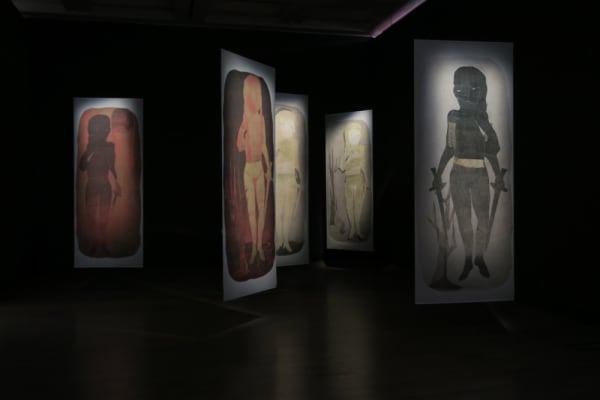 Installation view, Leiko Ikemura: Our Planet – Earth & Stars, The National Art Center, Tokyo, Japan, 2019
