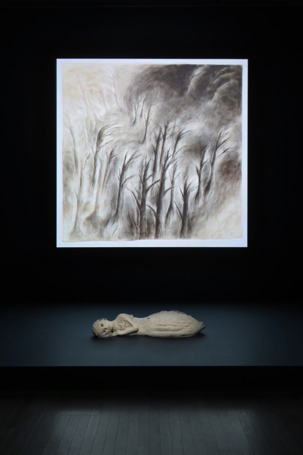 Installation view, Leiko Ikemura: Our Planet – Earth & Stars, The National Art Center, Tokyo, Japan, 2019