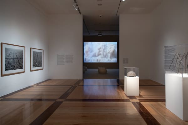 Installation view, Melanie Smith: Farce and Artifice, MARCO Museo de Arte Contemporáneo de Monterrey, Monterrey, Mexico, 2020