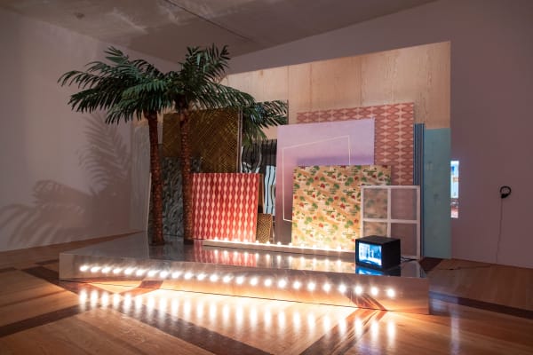 Installation view, Melanie Smith: Farce and Artifice, MARCO Museo de Arte Contemporáneo de Monterrey, Monterrey, Mexico, 2020