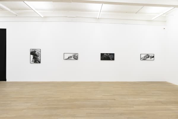 Installation view, Artur Zmijewski: Against, Galerie Peter Kilchmann, Zahnradstrasse, Zurich, Switzerland, 2023, Photo: Sebastian Schaub