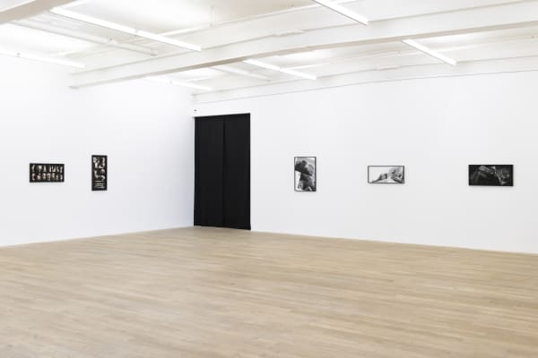 Installation view, Artur Zmijewski: Against, Galerie Peter Kilchmann, Zahnradstrasse, Zurich, Switzerland, 2023, Photo: Sebastian Schaub