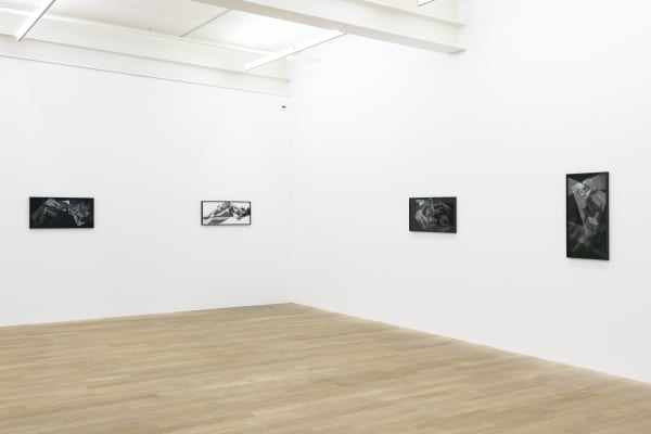 Installation view, Artur Zmijewski: Against, Galerie Peter Kilchmann, Zahnradstrasse, Zurich, Switzerland, 2023, Photo: Sebastian Schaub
