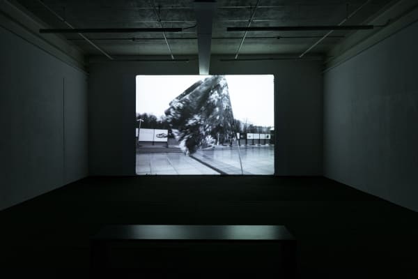 Installation view, Artur Zmijewski: Against, Galerie Peter Kilchmann, Zahnradstrasse, Zurich, Switzerland, 2023, Photo: Sebastian Schaub
