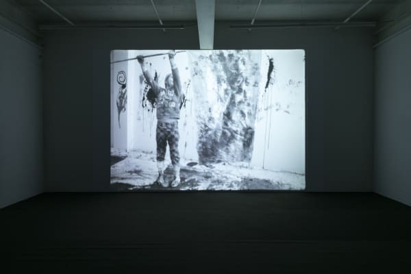 Installation view, Artur Zmijewski: Against, Galerie Peter Kilchmann, Zahnradstrasse, Zurich, Switzerland, 2023, Photo: Sebastian Schaub