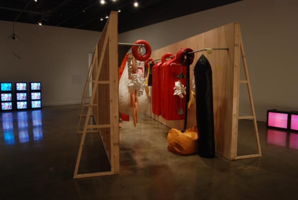 Installation view, Melanie Smith: Spiral City and other Vicarious Pleasures, MUCA Campus, Mexico City, Mexico, 2016