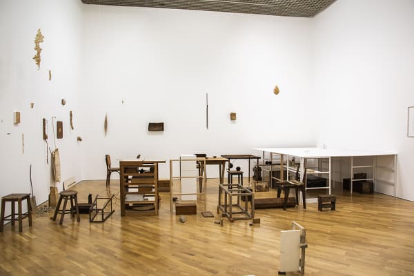 Installation view, Fernanda Gomes, Pinacoteca, Sao Paulo, Brazil, 2019