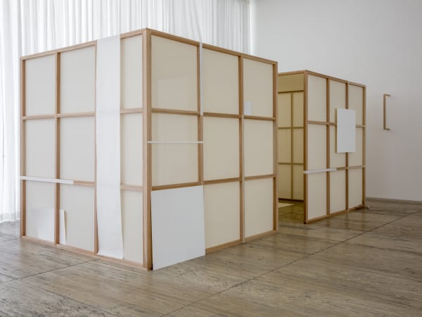 Installation view, Fernanda Gomes, Fundación Jumex, Mexico City, Mexico, 2018, Photo Ramiro Chavez