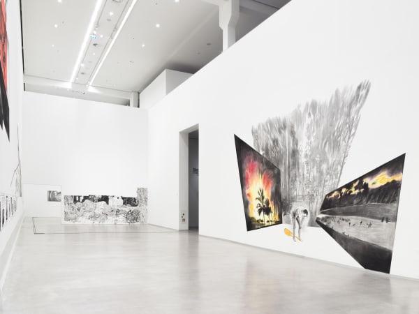 Installation view, Marc Bauer, Berlinische Galerie, Berlin, Germany, 2020-2021